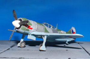 Lavochkin La-7. Czechoslovakia. Modely letadel .Amercom. Sběratelské modely . Modely tanků. Modely vojenské techniky. Hotové modely . Sběratelské modely letadel. Sběratelské modely vojenské techniky a tanků. Kovové modely. Diecast models aircraft ,  military vehicles , tanks .