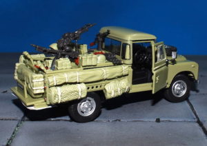 Land Rover.S3.S.A.S. Modely aut. Diecast models cars.Cararama.Oxford.251XND-004. Modely vojenské techniky. Diecast models military vehicles. Modely tanků. Diecast models tanks. Sběratelské modely. Hotové modely aut Sběratelské modely aut. Sběratelské modely vojenské techniky a tanků. Kovové modely aut.