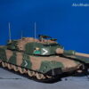 Type 90.Kyū-maru.MBT.Tank.Modely tanků.Diecast models tanks.DeAgostini DA07.Modely vojenské techniky. Diecast models military vehicles. Modely aut. Diecast models cars. Modely letadel. Diecast models aircraft. Diecast models helicopters. Sběratelské modely. Hotové modely. Sběratelské modely tanků. Kovové modely.