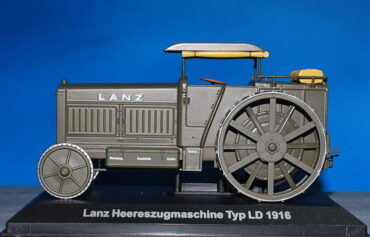 LANZ HEERESZUGMASCHINE TYP LD TRACTOR.Sběratelské modely.Hotové modely.Diecast models traktors.Hachette Collections SNC CX627804.