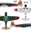Modely letadel Nakajima B5N Kate Type 97 Carrier Attack Bomber Diecast models aircraft Hobby Master HA2014 - Nakajima B5N2 Kate Type 97 Carrier Attack Bomber , 'AII-3II‘ Lt. Ichiro Kitajima Imperial Japanese Navy , IJN Carrier Kaga , Dec 1941 "Pearl Harbor first wave attack"