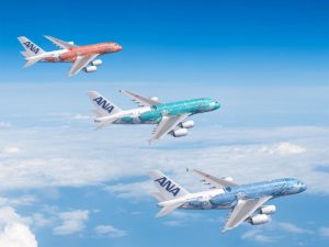 Airbus A380-800 , 'JA381A' ANA.All Nippon Airways 'Flying Honu Lani Livery'.JC Wings EW4388002