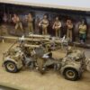GERMAN KRUPP 8.8CM Flak 36 GUN & Sd.Ah.202 Sonderanhänger 202.Deutsches Afrikakorps, DAK North African Campaign 1942.Forces of Valor UN801008B.