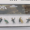 Figurky německého technického personálu.PMA GERMAN ARMOUR CREW A.PMA P04011.SBĚRATELSKÉ MODELY FIGUREK.