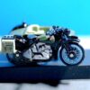 BSA M20 Motorcycle + Sidecar , 34th Armoured Brigade British Army 1945.Oxford Military 76BSA005.