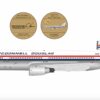 InFlight 200 IFDC1050 - McDonnell Douglas DC-10-10 , 'N10DC' McDonnell Douglas Corporation '50th ANNIVERSARY‘ + COIN