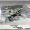 Coastal Kits CKS108-72W - DIORAMA 1/72 Display Base Vietnam Hardstand with Revetment Walls