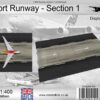 Coastal Kits CKS260-400 - DIORAMA 1/400 Display Base - Vzletová - Přistávací Dráha - Runway Section 1