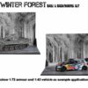 Coastal Kits CKS700-43 - DIORAMA 1/43 , 1/72 Display Base Winter Forest Base & Background