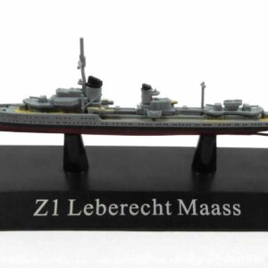 DeAgostini MAG KZ26 - Z1 Leberecht Maass Destroyer , Germany 1937.Modely lodí.Kovové modely.Diecast models ships.Sběratelské modely bitevních lodí.Hotové modely.Modely zaoceánských lodí.Diecast models of ocean liners.