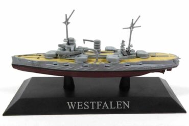 DeAgostini MAG KZ34 - SMS Westfalen Battleship , Germany 1909.Modely lodí.Kovové modely.Diecast models ships.Sběratelské modely bitevních lodí.Hotové modely.Modely zaoceánských lodí.Diecast models of ocean liners.