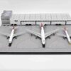 JC Wings ATBS103 - SET 1/400 Airport Cargo Terminal SF + Boeng B757-200F + Boeing B767-300BCF + Boeing B747-400ERF + 2 Towtrucks SF Express - SF Airlines