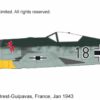 Modely letadel Fw 190 Focke Wulf Fw-190 Hobby Master HA7428 - Fw 190A-4 , ‚18' R. Eisele 8./JG 2 (Jagdgeschwader 2) "Richthofen" Luftwaffe , Brest-Guipavas France , Jan 1943 Diecast models aircraft Modely dopravních letadel Diecast models airplanes airliner Modely vrtulníků Diecast models helicopters Modely aut Diecast models cars Modely vojenské techniky Diecast models military vehicles Modely raket Diecast models rockets Sběratelské Hotové Kovové modely