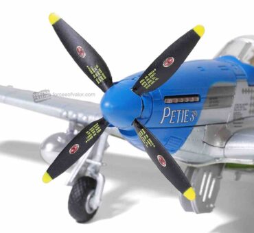 Forces of Valor - P-51D Mustang , '415041/HO' "Petie 3rd" Lt. Col. John C. Meyer  487th Fighter Squadron 352nd Fighter Group  USAAF  1944 - Image 7