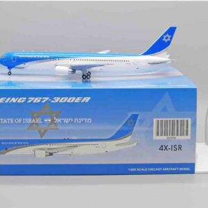 Modely letadel B767 Boeing B767 JC Wings JC-XX20116 - Boeing B767 -300ER , ‘4X-ISR’ STATE OF ISRAEL Israel Government Diecast models aircraft Modely dopravních letadel Diecast models airplanes airliner
