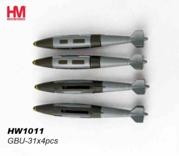 Hobby Master HW1011 - GBU-31 - JDAM (Joint Direct Attack Munition) Missiles Set Modely raket Diecast models rockets Sběratelské Hotové Kovové modely
