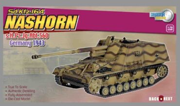 Dragon Armor - Sd.Kfz.164 Nashorn Tank Destroyer , ‘231’ sPz.Jg.Abt. 654 Wehrmacht , Germany 1943