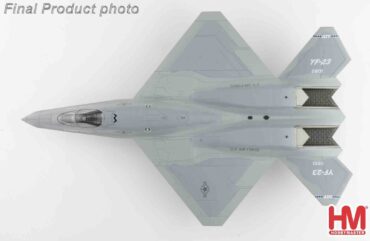 Hobby Master - Northrop/McDonnell Douglas YF-23 "Gray Ghost" PAV-2 , AF ser.no.87-0801 USAF ,1990 (with 3 xAIM-120,2 xAIM-9) - Obrázek 4