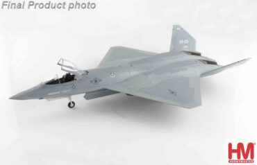 Hobby Master - Northrop/McDonnell Douglas YF-23 "Gray Ghost" PAV-2 , AF ser.no.87-0801 USAF ,1990 (with 3 xAIM-120,2 xAIM-9) - Obrázek 6